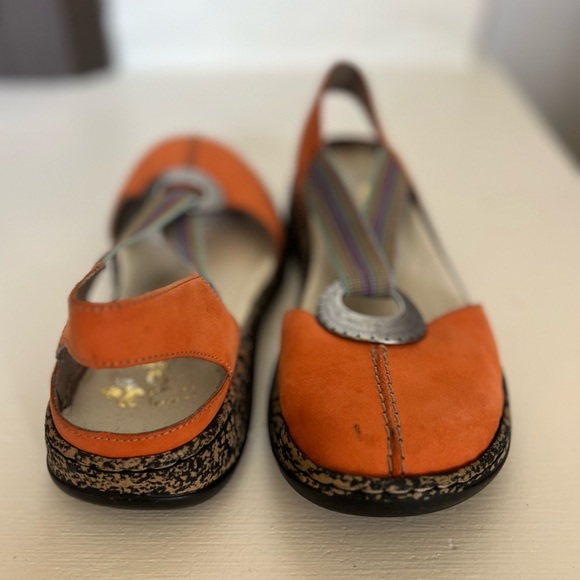 Rieker Womens Round Toe Coral Slingback Sandals Size US 7.5 EUR 38 - Picture 6 of 11